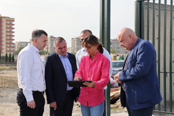 რუსთავში საფეხბურთო ტექნიკური ცენტრისა და ორი საფეხბურთო მოედნის მშენებლობა სრულდება