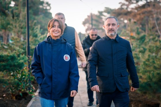 რუსთავში თბილისის ქუჩის რეაბილიტაციის პირველი ეტაპი სრულდება